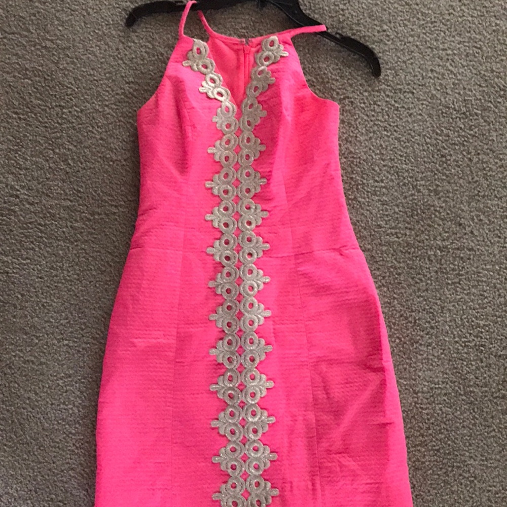 Lilly Pulitzer 00 Pink Shift Dress
